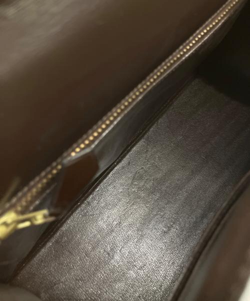 HERMES（エルメス）HERMES (エルメス) ケリー28/外縫い/ボックスカーフ/ブラウン/ゴールド金具/〇T(1999年製) ブラウン サイズ:28の古着・服飾アイテム