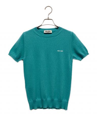 中古・古着通販】MIU MIU (ミュウミュウ) Cashmere sweater/ロゴ
