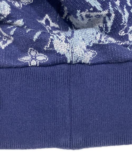 LOUIS VUITTON（ルイ ヴィトン）LOUIS VUITTON (ルイ ヴィトン) 22AW Monogram Bandana Short Sleeved Hoodie/モノグラムバンダナショートスリーブフーディ ネイビー サイズ:XSの古着・服飾アイテム