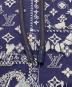中古・古着 LOUIS VUITTON (ルイ ヴィトン) 22AW Monogram Bandana Short Sleeved Hoodie/モノグラムバンダナショートスリーブフーディ ネイビー サイズ:XS：80000円