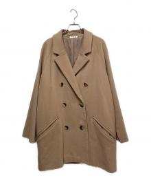 EVERYDAY I LIKE.（エヴリデイ アイ ライク）の古着「Short Double コート」｜ブラウン