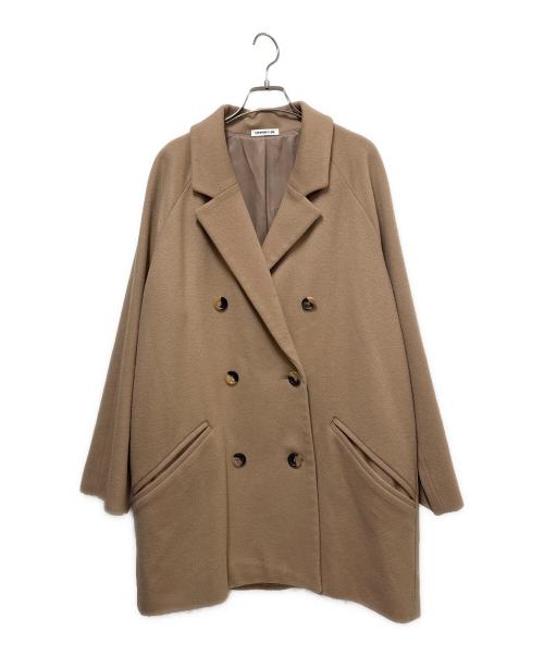 EVERYDAY I LIKE.（エヴリデイ アイ ライク）EVERYDAY I LIKE. (エヴリデイ アイ ライク) Short Double コート ブラウン サイズ:freeの古着・服飾アイテム