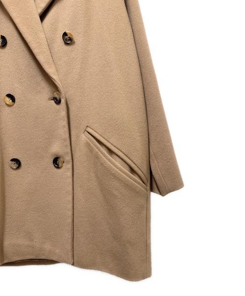 EVERYDAY I LIKE.（エヴリデイ アイ ライク）EVERYDAY I LIKE. (エヴリデイ アイ ライク) Short Double コート ブラウン サイズ:freeの古着・服飾アイテム