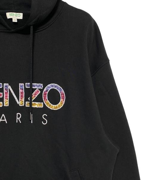 KENZO（ケンゾー）KENZO (ケンゾー) ロゴパーカー ブラック サイズ:Mの古着・服飾アイテム