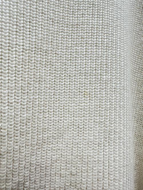 sacai（サカイ）sacai (サカイ) レース切替ニット ホワイト サイズ:1の古着・服飾アイテム