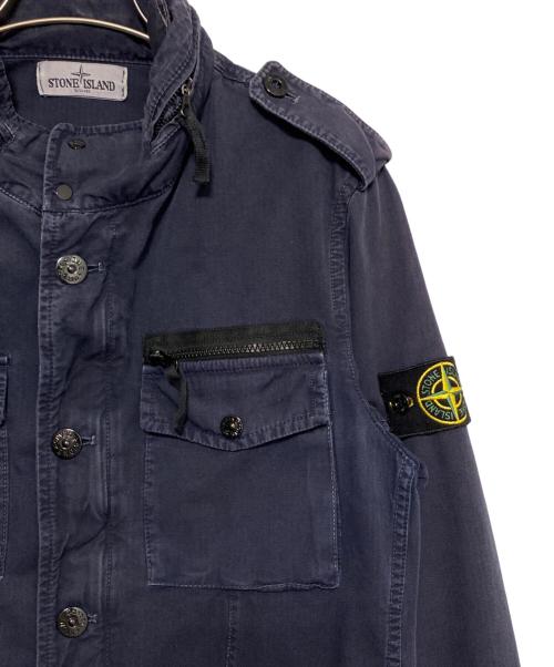STONE ISLAND（ストーンアイランド）STONE ISLAND (ストーンアイランド) M65ジャケット ネイビー サイズ:Mの古着・服飾アイテム