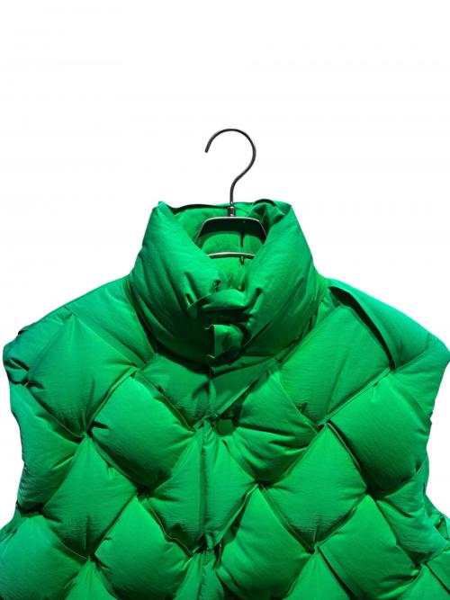 BOTTEGA VENETA（ボッテガベネタ）BOTTEGA VENETA (ボッテガベネタ) パテッドベスト グリーン サイズ:Мの古着・服飾アイテム