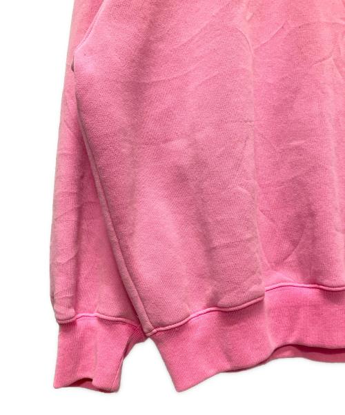 BALENCIAGA（バレンシアガ）BALENCIAGA (バレンシアガ) Soccer Hoodie/オーバーサイズド ロゴ刺繍パーカー ピンク サイズ:XSの古着・服飾アイテム
