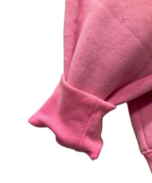 BALENCIAGA（バレンシアガ）BALENCIAGA (バレンシアガ) Soccer Hoodie/オーバーサイズド ロゴ刺繍パーカー ピンク サイズ:XSの古着・服飾アイテム