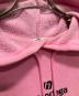中古・古着 BALENCIAGA (バレンシアガ) Soccer Hoodie/オーバーサイズド ロゴ刺繍パーカー ピンク サイズ:XS：60000円