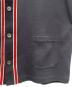 中古・古着 GUCCI (グッチ) ロゴ鹿の子 半袖シャツ ネイビー サイズ:L：42000円