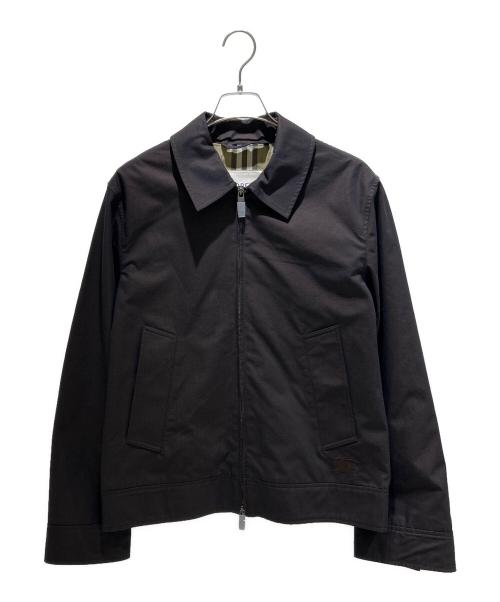 BURBERRY（バーバリー）BURBERRY (バーバリー) Harrington Spread Collar Shirt Jacket ブラウン サイズ:48の古着・服飾アイテム