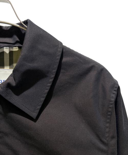 BURBERRY（バーバリー）BURBERRY (バーバリー) Harrington Spread Collar Shirt Jacket ブラウン サイズ:48の古着・服飾アイテム