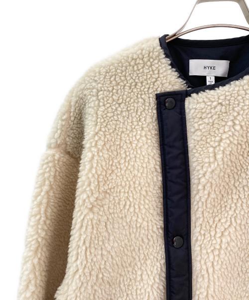 HYKE（ハイク）HYKE (ハイク) FAUX SHEARLING COAT アイボリー サイズ:1の古着・服飾アイテム