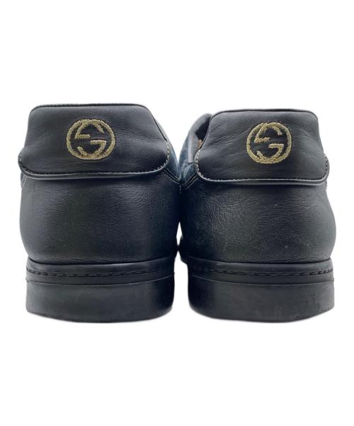 GUCCI（グッチ）GUCCI (グッチ) GGキャンバススニーカー ブラック サイズ:8 1/2の古着・服飾アイテム