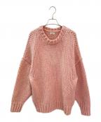 DRIES VAN NOTENドリスヴァンノッテン）の古着「ローゲージチャンキーニット」｜ピンク