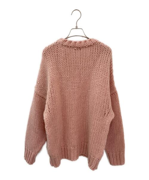 DRIES VAN NOTEN（ドリスヴァンノッテン）DRIES VAN NOTEN (ドリスヴァンノッテン) ローゲージチャンキーニット ピンク サイズ:Sの古着・服飾アイテム