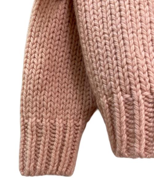 DRIES VAN NOTEN（ドリスヴァンノッテン）DRIES VAN NOTEN (ドリスヴァンノッテン) ローゲージチャンキーニット ピンク サイズ:Sの古着・服飾アイテム
