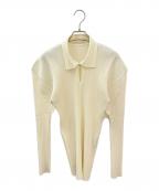 PLEATS PLEASEプリーツプリーズ）の古着「プリーツカットソー」｜イエロー