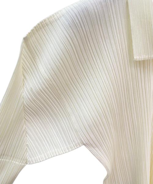 PLEATS PLEASE（プリーツプリーズ）PLEATS PLEASE (プリーツプリーズ) プリーツカットソー イエロー サイズ:4の古着・服飾アイテム