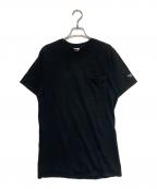 CHROME HEARTSクロムハーツ）の古着「ロゴ刺繍ポケットTシャツ」｜ブラック