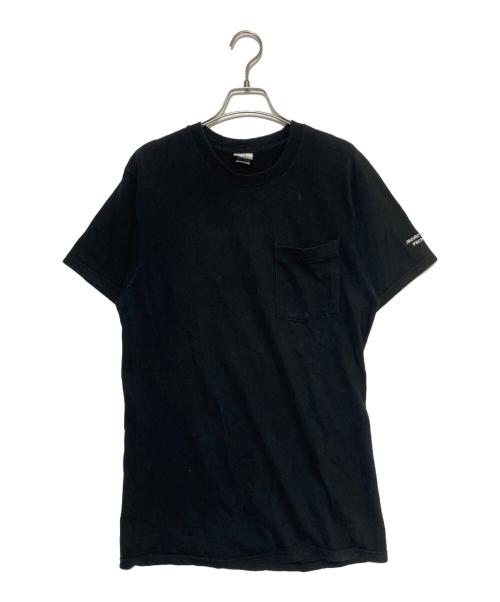 CHROME HEARTS（クロムハーツ）CHROME HEARTS (クロムハーツ) ロゴ刺繍ポケットTシャツ ブラック サイズ:Mの古着・服飾アイテム