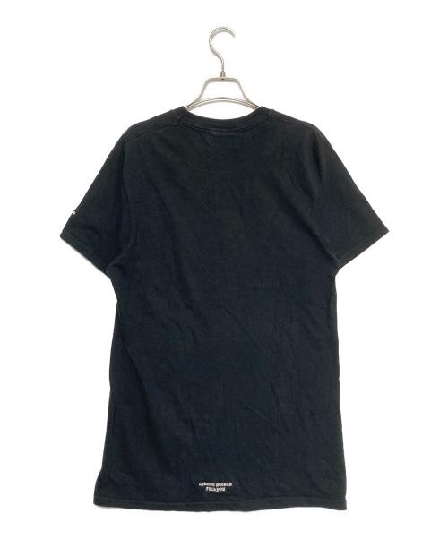 CHROME HEARTS（クロムハーツ）CHROME HEARTS (クロムハーツ) ロゴ刺繍ポケットTシャツ ブラック サイズ:Mの古着・服飾アイテム
