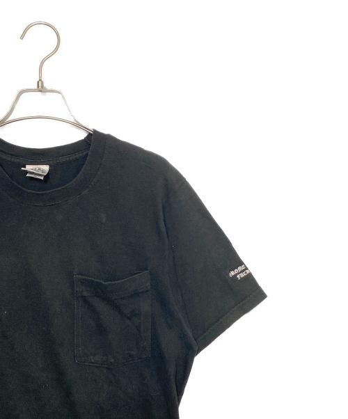 CHROME HEARTS（クロムハーツ）CHROME HEARTS (クロムハーツ) ロゴ刺繍ポケットTシャツ ブラック サイズ:Mの古着・服飾アイテム