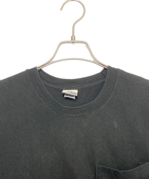 CHROME HEARTS（クロムハーツ）CHROME HEARTS (クロムハーツ) ロゴ刺繍ポケットTシャツ ブラック サイズ:Mの古着・服飾アイテム