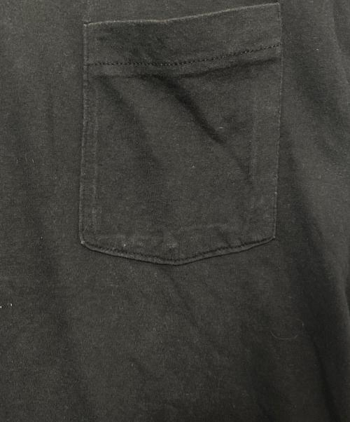 CHROME HEARTS（クロムハーツ）CHROME HEARTS (クロムハーツ) ロゴ刺繍ポケットTシャツ ブラック サイズ:Mの古着・服飾アイテム