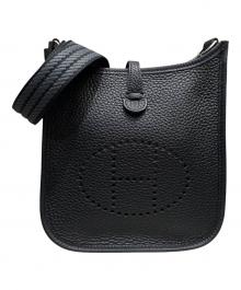 HERMES（エルメス）の古着「エブリン TPM/シルバー金具/トリヨンクレマンス/ブラック/W刻印」｜ブラック