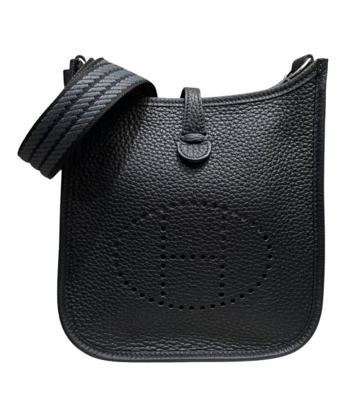 HERMES（エルメス）HERMES (エルメス) エブリン TPM/シルバー金具/トリヨンクレマンス/ブラック/W刻印 ブラック サイズ:TPMの古着・服飾アイテム
