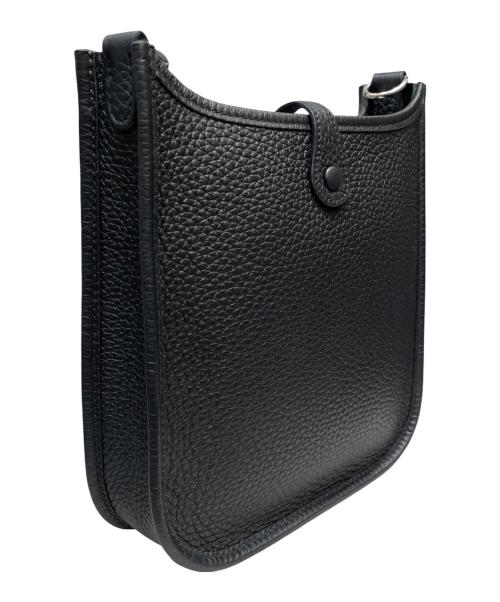 HERMES（エルメス）HERMES (エルメス) エブリン TPM/シルバー金具/トリヨンクレマンス/ブラック/W刻印 ブラック サイズ:TPMの古着・服飾アイテム