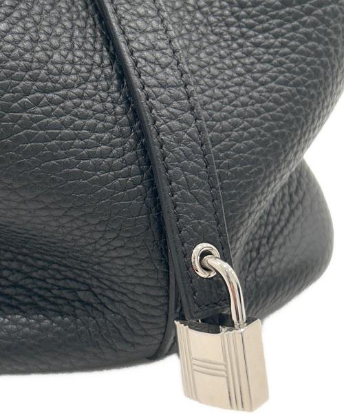 HERMES（エルメス）HERMES (エルメス) ピコタンロックPM/トリヨンクレマンス/ノワール/B刻印2023年製/シルバー金具/ハンドバッグ ブラック サイズ:PMの古着・服飾アイテム