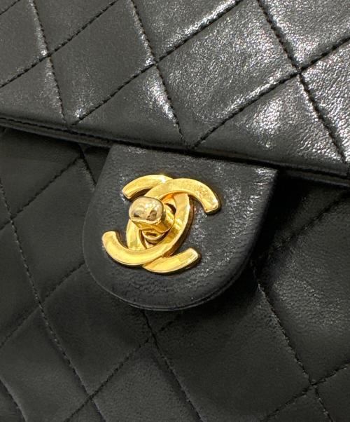 CHANEL（シャネル）CHANEL (シャネル) シングルフラップチェーンショルダーバッグ ブラック サイズ:20の古着・服飾アイテム