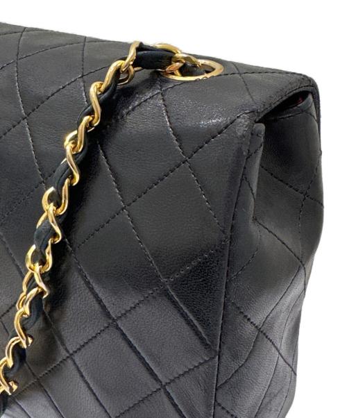 CHANEL（シャネル）CHANEL (シャネル) シングルフラップチェーンショルダーバッグ ブラック サイズ:20の古着・服飾アイテム