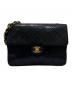 CHANEL（シャネル）の古着「シングルフラップチェーンショルダーバッグ」｜ブラック