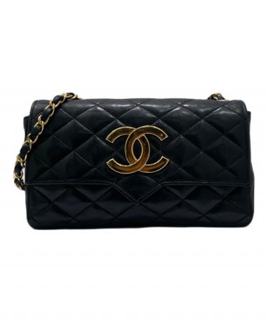 未使用に近い/CHANEL/シャネル/黒/デカココ/ショルダーバッグ 中古・古着通販】CHANEL (シャネル) デカココ マトラッセ チェーン