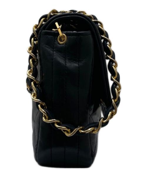 CHANEL（シャネル）CHANEL (シャネル) デカココ　マトラッセ　21　チェーンショルダーバッグ ブラック サイズ:21の古着・服飾アイテム