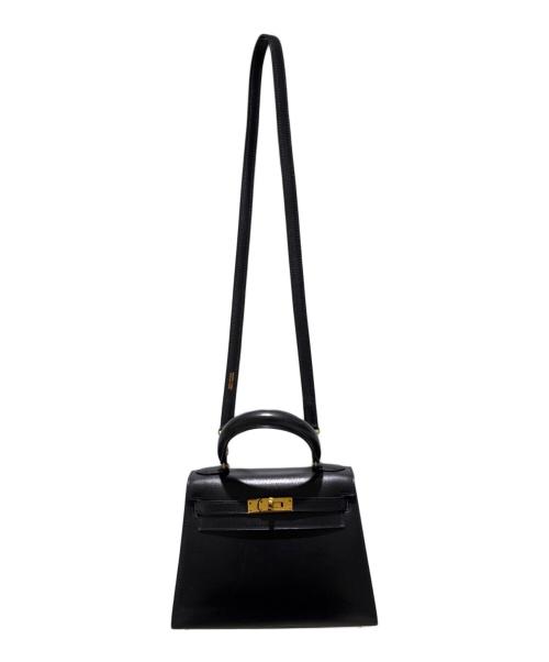HERMES（エルメス）HERMES (エルメス) ミニケリー/Mini Kelly 20 Black ブラック サイズ:20/ミニ/MINIの古着・服飾アイテム