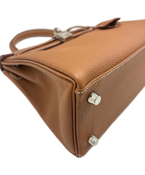 HERMES（エルメス）HERMES (エルメス) ケリー25/内縫い/シルバー金具/トゴ/W刻印 ゴールド サイズ:25の古着・服飾アイテム