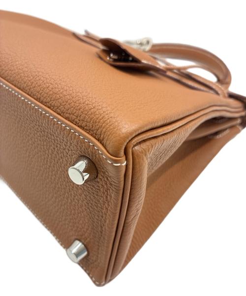 HERMES（エルメス）HERMES (エルメス) ケリー25/内縫い/シルバー金具/トゴ/W刻印 ゴールド サイズ:25の古着・服飾アイテム