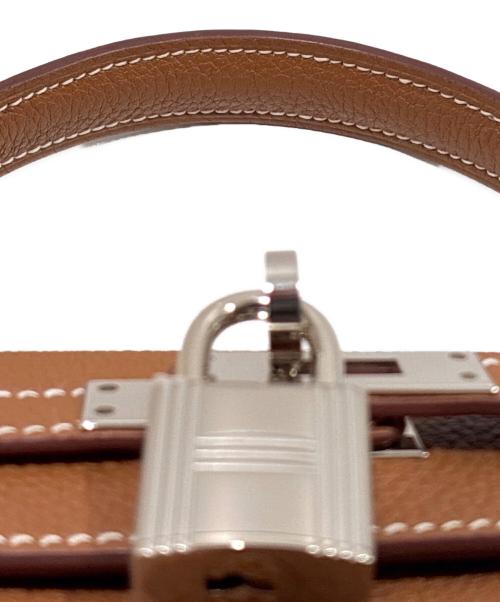 HERMES（エルメス）HERMES (エルメス) ケリー25/内縫い/シルバー金具/トゴ/W刻印 ゴールド サイズ:25の古着・服飾アイテム
