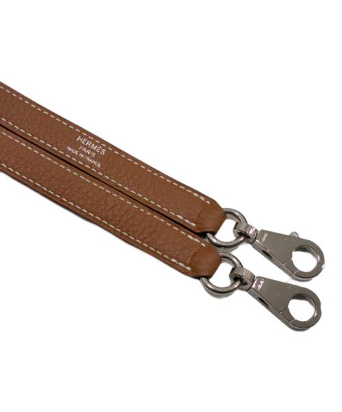 HERMES（エルメス）HERMES (エルメス) ケリー25/内縫い/シルバー金具/トゴ/W刻印 ゴールド サイズ:25の古着・服飾アイテム