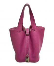 HERMES（エルメス）の古着「ピコタンロックPM/トリヨンクレマンス/トスカ/A刻印2011年製/シルバー金具」｜トスカ