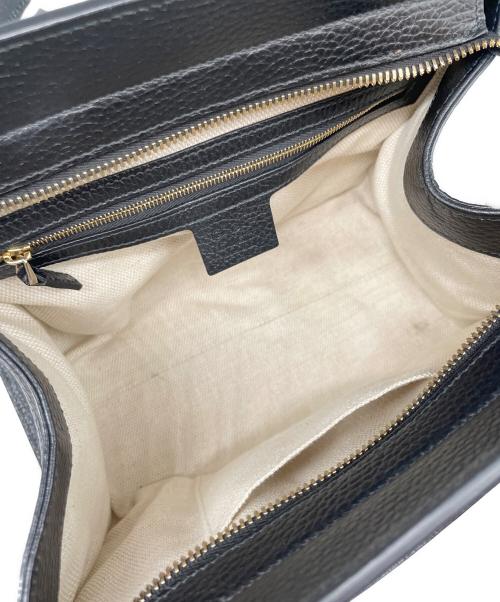 GUCCI（グッチ）GUCCI (グッチ) ソーホー インターロッキングG バッグ ブラックの古着・服飾アイテム