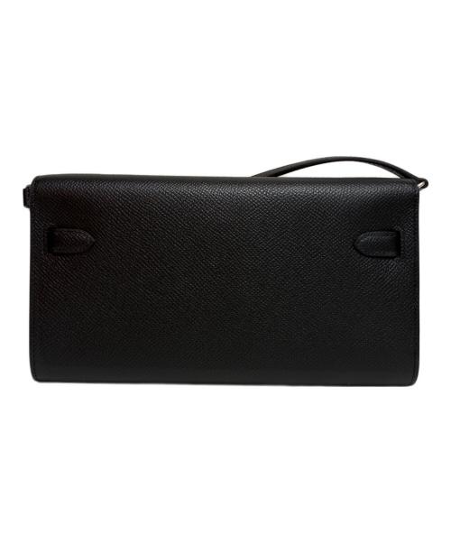 HERMES（エルメス）HERMES (エルメス) ケリートゥーゴー/Kelly to go Wallet Noir Black ブラックの古着・服飾アイテム