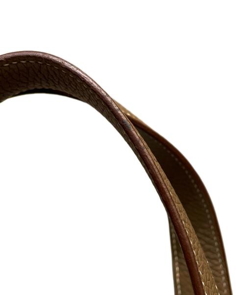 HERMES（エルメス）HERMES (エルメス) ピコタンロック MM/シルバー金具/トリヨンクレマンス/エトゥープ/Y刻印 エトゥープ×シルバー金具 サイズ:MMの古着・服飾アイテム