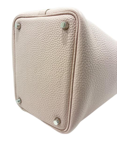 HERMES（エルメス）HERMES (エルメス) ピコタンロックPM/トリヨンクレマンス/ローズサクラ/Ｗ刻印2024年製/シルバー金具 モークベール サイズ:PMの古着・服飾アイテム
