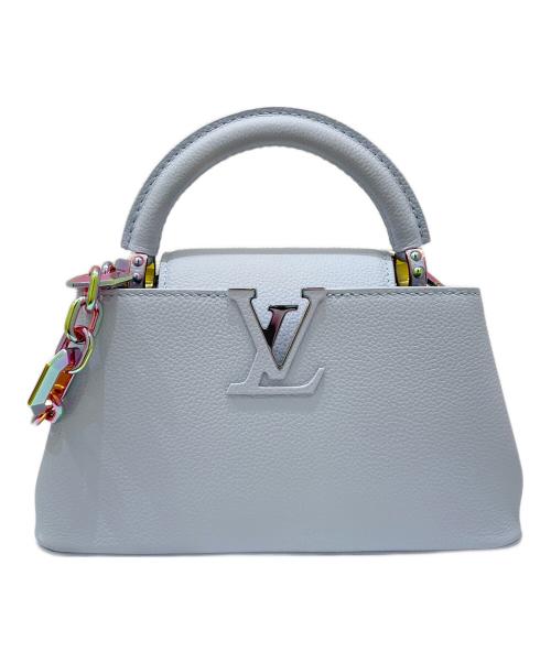 LOUIS VUITTON（ルイ ヴィトン）LOUIS VUITTON (ルイ ヴィトン) カプシーヌ EW MINI M11422  ブルー サイズ:MINIの古着・服飾アイテム